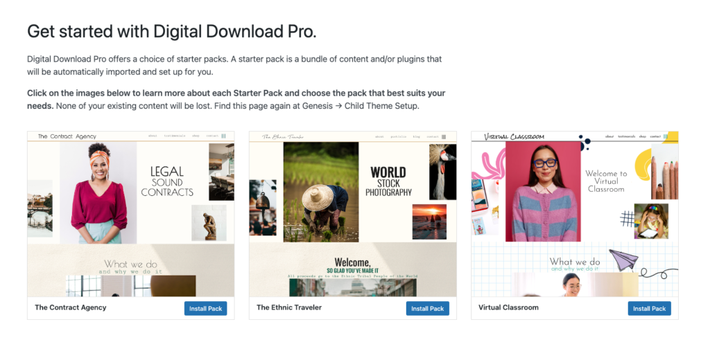 One-Click Theme Setup - BuildMyBrandiD
